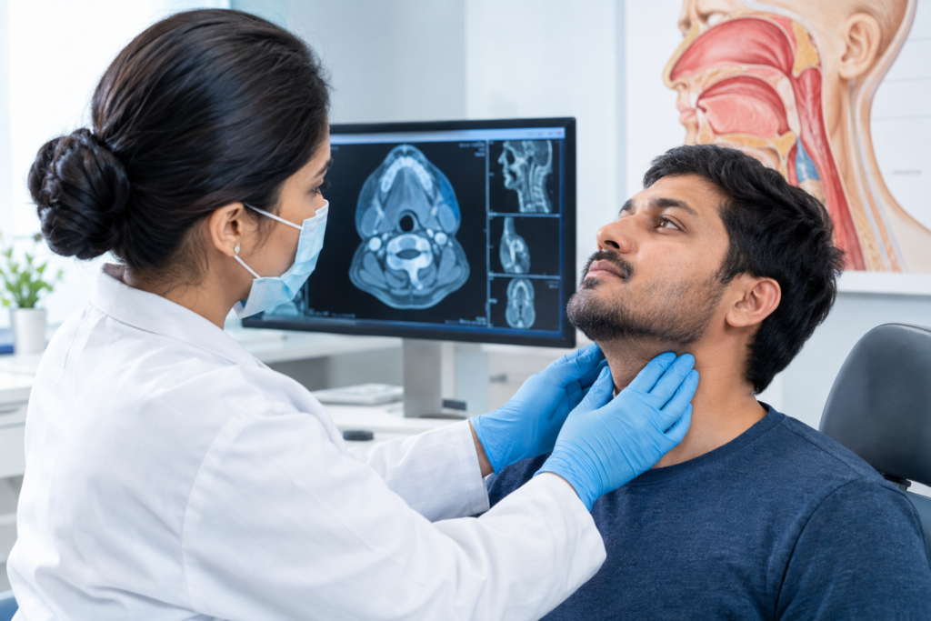 Head and Neck Cancer Diagnosis in Noida: Symptoms, Tests and What to Expect